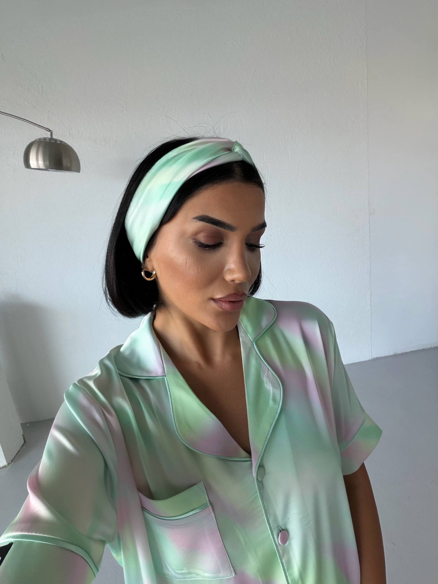 Tie Dye Candy Pajama -Green