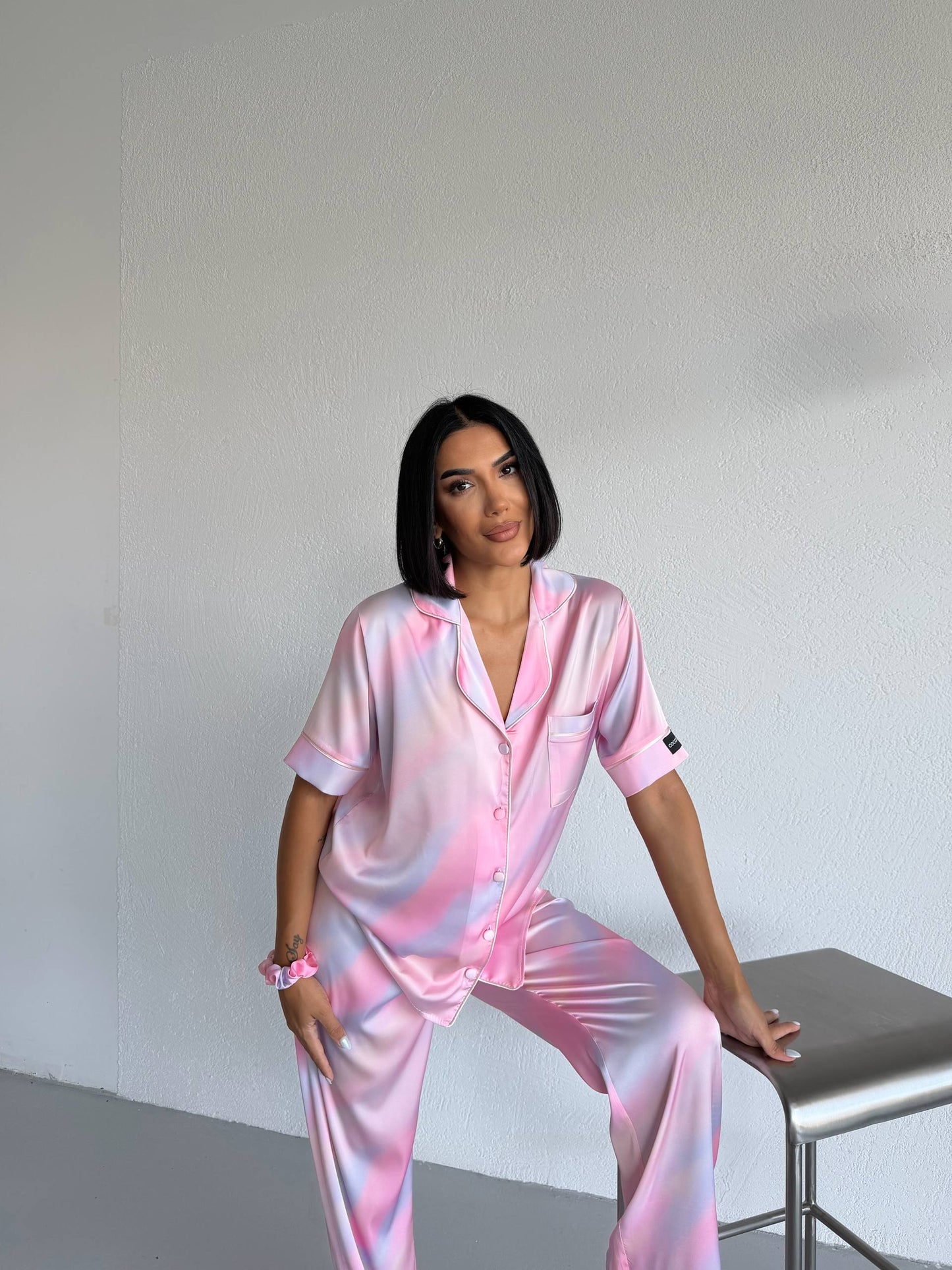 Tie Dye Candy Pajama
- Pink Purple