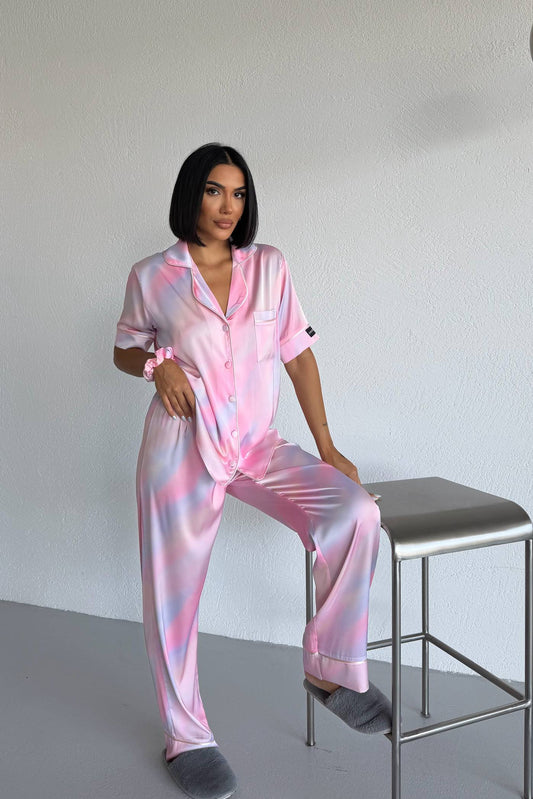 Tie Dye Candy Pajama
- Pink Purple