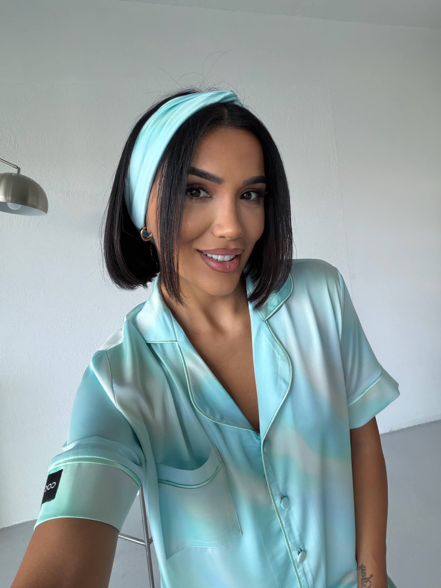 Tie Dye Candy Pajama- Blue