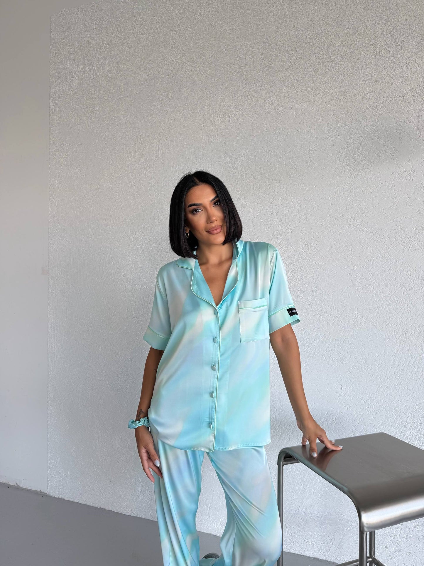Tie Dye Candy Pajama- Blue