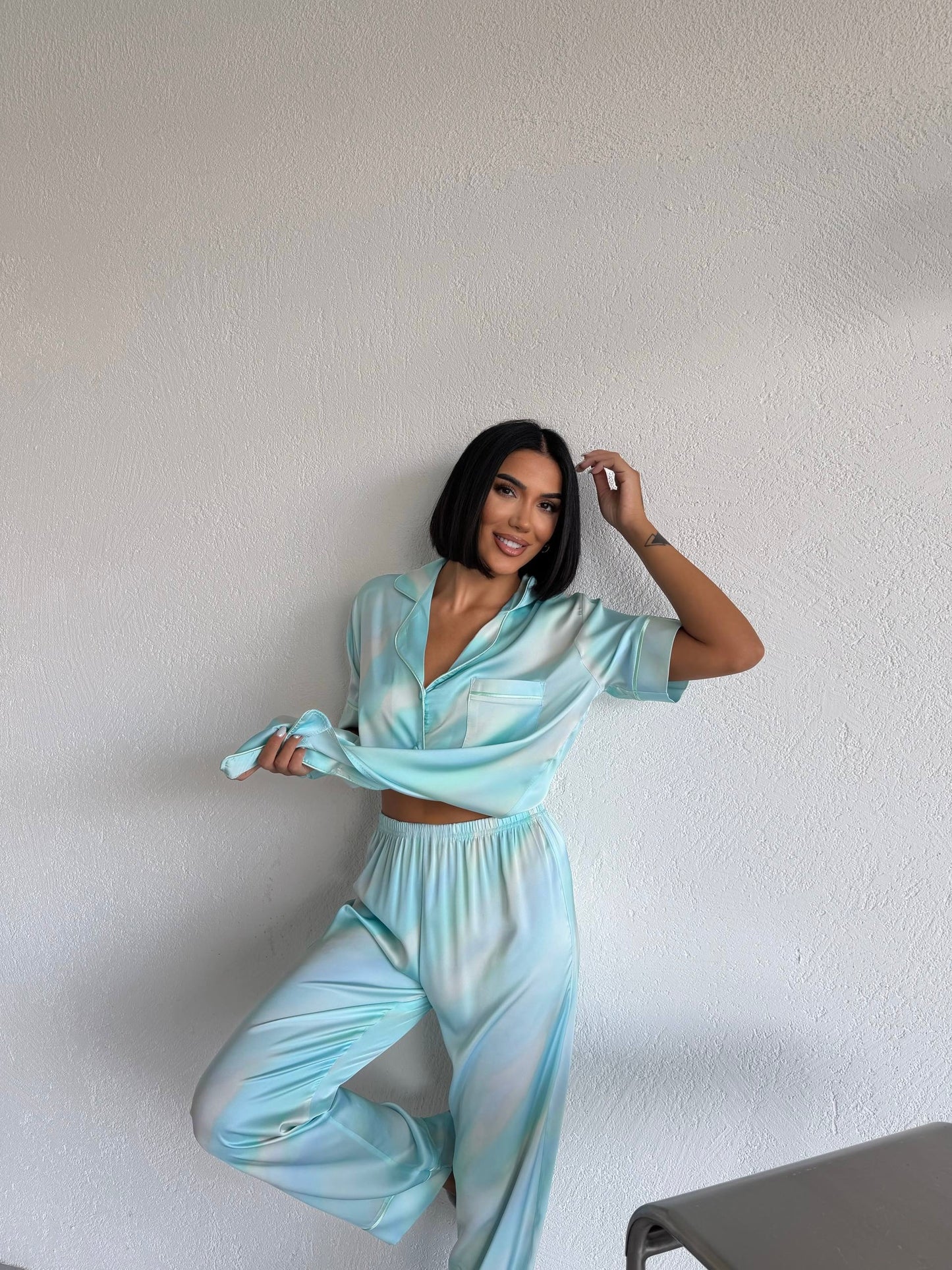 Tie Dye Candy Pajama- Blue