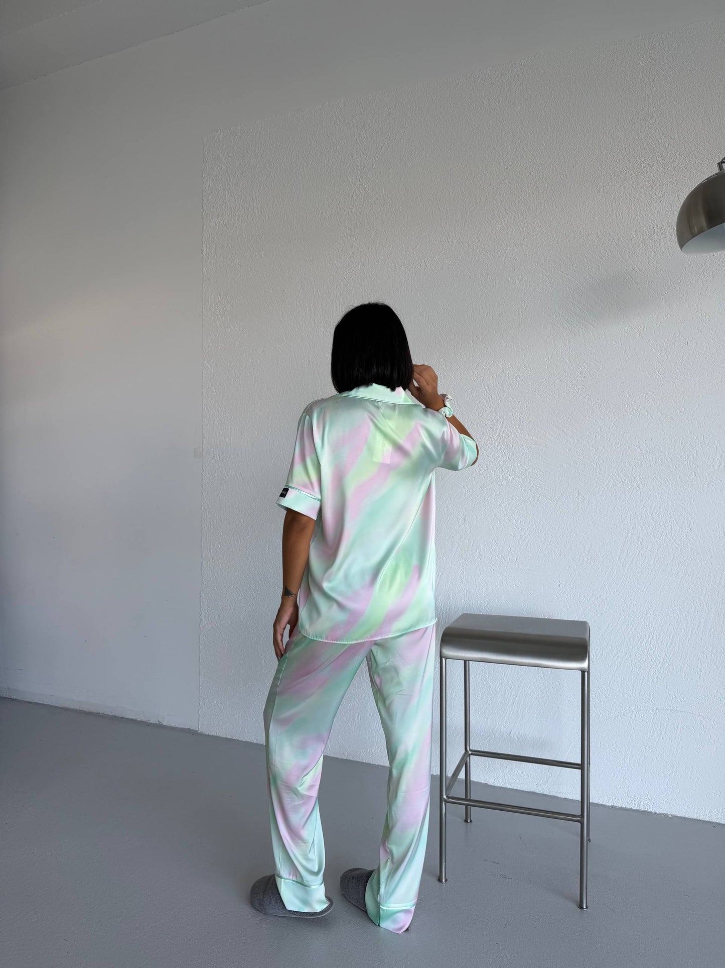 Tie Dye Candy Pajama -Green